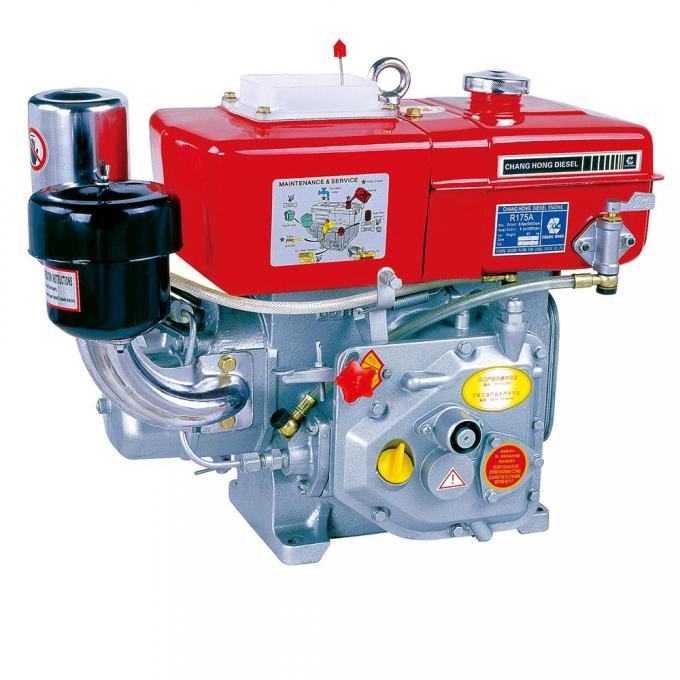 R175A 6HP 4 Stroke Diesel Engine With 1 Pillow Block Bearing 0