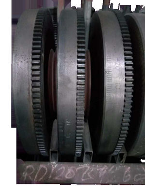 powder coated polished Cast Iron Flywheel for Heavy Machine