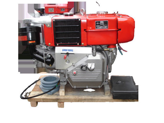 Horizontal Red 6.62KW 90mm 4 Stroke Diesel Engine